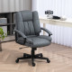 Office Chair, Computer Desk Chair, Mid Back Executive Chair with Adjustable Height and Swivel Rolling Wheels for Home Study, Dar
