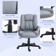 Office Chair, Computer Desk Chair, Mid Back Executive Chair with Adjustable Height and Swivel Rolling Wheels for Home Study, Lig