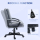 Office Chair, Computer Desk Chair, Mid Back Executive Chair with Adjustable Height and Swivel Rolling Wheels for Home Study, Lig