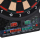 Electronic Hanging Dartboard LED Digital Score Set 27 Games and 202 Variations with 12 Soft Tip Darts