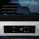 Outsunny 40L Car Refrigerator, Portable Compressor Car Fridge Freezer, Electric Cooler Box with 12/24V DC and 110-240V AC for Ca