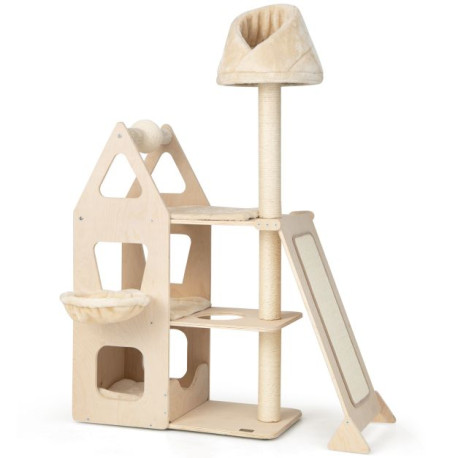 Multi-Level Cat Tree with Sisal Scratching Post for Rest and Fun