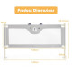 142/175CM Toddler Infant Security Guardrail with Double Lock