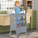 Folding Height Adjustable Kids Step Stool with Safety Latches