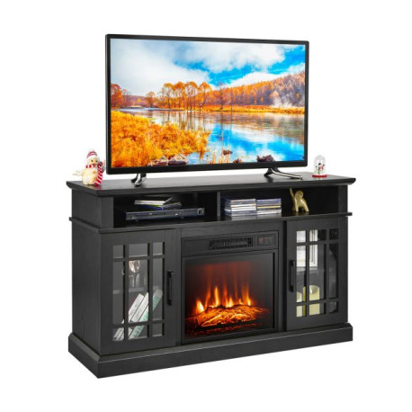 1400W Electric Fireplace with Mantel for TVs up to 55 Inches