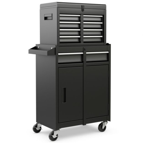 High Capacity Tool Storage Cabinet with Lockable Wheels