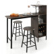 Counter Height Dining Table Set for Bistro Living Room