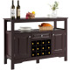 Modern Sideboard with 12 Wine Rack for Dining Room