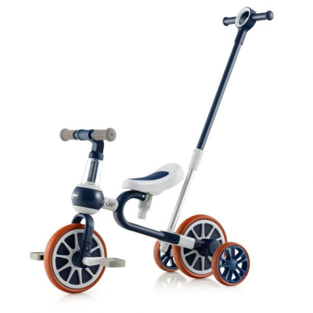 4-in-1 Multifunctional Kids Training Balance Trike wih Adjustable Push Handle