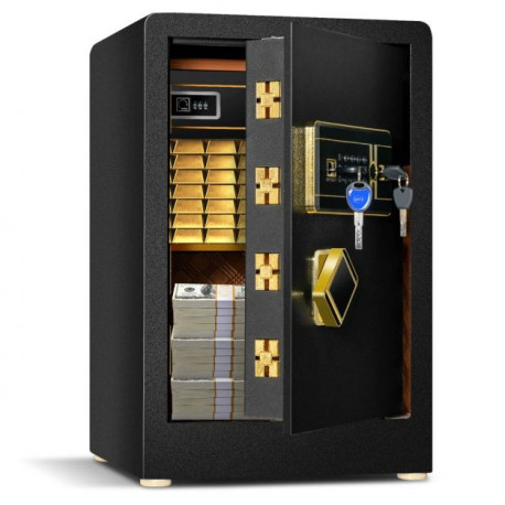 Electronic Safe Box with 3 Opening Ways for Cash Jewelry Deposit
