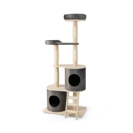 Multi-level Cat Furniture with 2 Cozy Condos