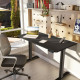 Ergonomic Computer Table and Workstation With USB Charging Port