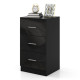 3-Drawer Wooden Dresser Cabinet with Anti-Toppling Device