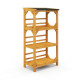 137CM 3-Tier Garden Plant Stand with Weatherproof Asphalt Roof