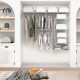 Custom Closet Organizer System Kit with Shelves