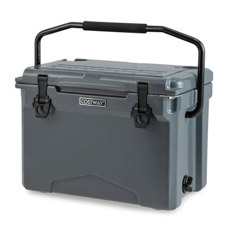 21 L Hard Cooler with Aluminum Handle and Integrated Cup Holders