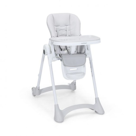 Height Adjustable Folding Highchair for Baby Toddler