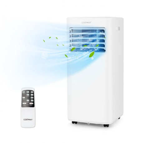 7000/9000 BTU 4-in-1 Portable Air Conditioner with Remote Control