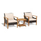 3 Pieces Patio Furniture Set