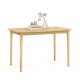 120 cm Wooden Dining Table with Rubber Wood Supporting Legs