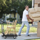 Push Cart Dolly with 400kg Weight Capacity and 360° Swivel Wheels
