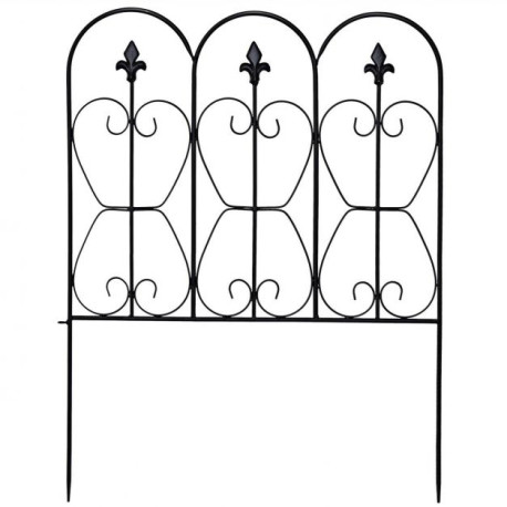 Garden Fencing Panels for Decoration with Arched and Inter-lockable Design