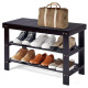 3-Tier Bamboo Shoe Bench for Entryway