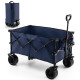 Foldable Wagon with Adjustable Handle and Universal Front Wheels