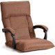 Floor Sofa Chair with 14-Position Adjustable Backrest