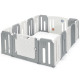 Foldable Baby Playpen with Drawing Board for Indoor Outdoor