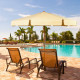 300 CM Patio Market Table Umbrella with Adjustable Height and Angle