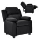 Kids Recliner Chair with Adjustable Backrest and Footrest
