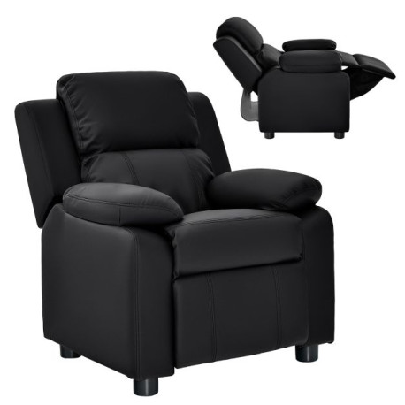 Kids Recliner Chair with Adjustable Backrest and Footrest