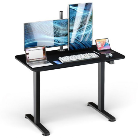 Electric Height Adjustable Standing Desk with Button Controller