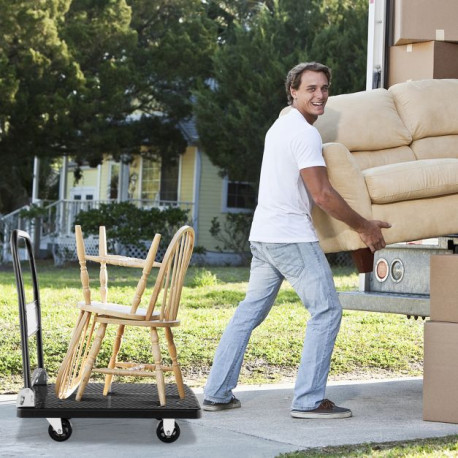 Folding Push Cart Dolly Moving Platform Hand Truck