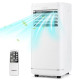 7000/9000 BTU 3-in-1 Portable Air Conditioner with Remote Control and 24H Timer