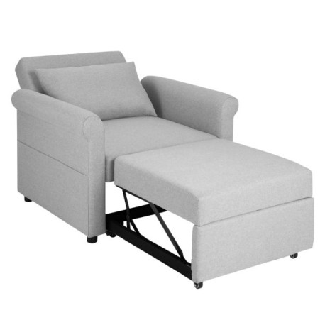 3-in-1 Convertible Sofa Bed with Pillow
