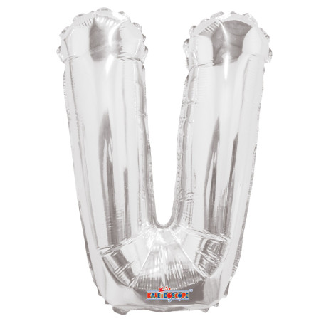 34""  Letter Balloon - V - Silver