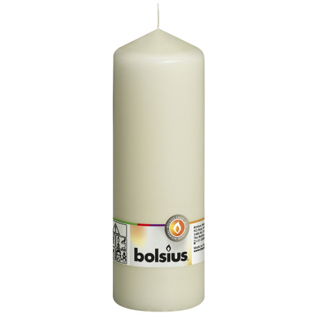 Bolsius Pillar Candle Ivory (200mm x70 mm)