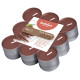 Fragranced Tealight Oud Wood (Pack of 18)