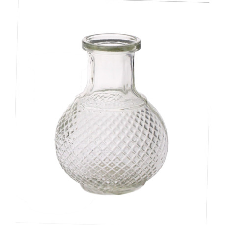 Clear Glass Onion Bottle (11.5cm x 9cm)