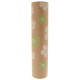 Green &amp; White Fleur Kraft Paper