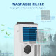 14000 BTU Mobile Air Conditioner for Room up to 35m², Smart Home WiFi Compatible, with Dehumidifier, Fan, 24H Timer