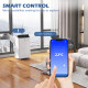 14000 BTU Mobile Air Conditioner for Room up to 35m², Smart Home WiFi Compatible, with Dehumidifier, Fan, 24H Timer