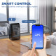 14000 BTU Mobile Air Conditioner, 35m², Smart Home WiFi, with Dehumidifier, Fan, 24H Timer, Window Kit, Black