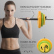 20kg Barbell Weights Set, Adjustable Weights with Non-slip Handle, for Women and Men Home Gym Exercise Weight Strength Training