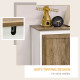 Farmhouse Storage Cabinet, Sideboard Storage Cupboard with Double Doors and Shelves for Kitchen, Bedroom, Living room, Distresse