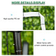 Foldable Football Rebounder Net, with Adjustable Angles - Black