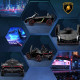 Lamborghini Veneno Licensed Electric Ride-On Car, with Remote, Music, Horn - Black