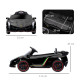 Lamborghini Veneno Licensed Electric Ride-On Car, with Remote, Music, Horn - Black